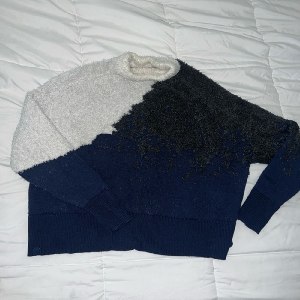 Lululemon Ombre Knit Wool Blend Textured Turtleneck‎ Size 8
